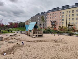 Playground in the Kuninkaantammi study site